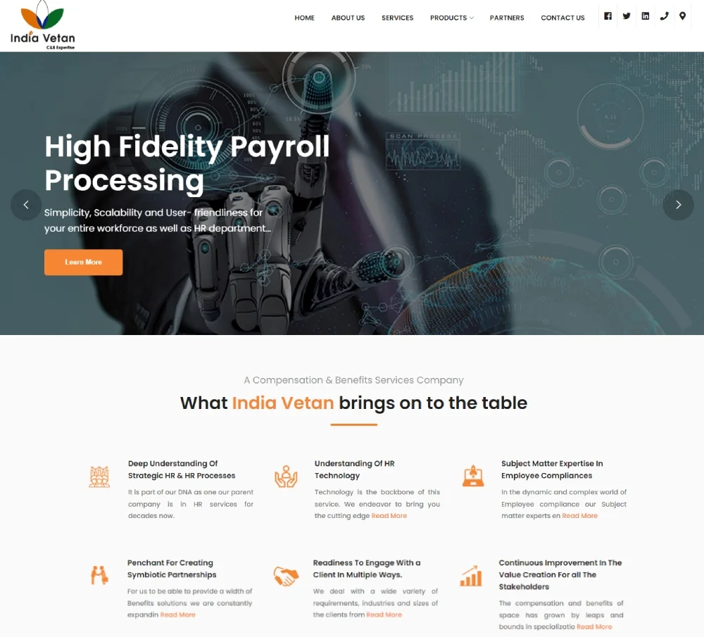 Business Website