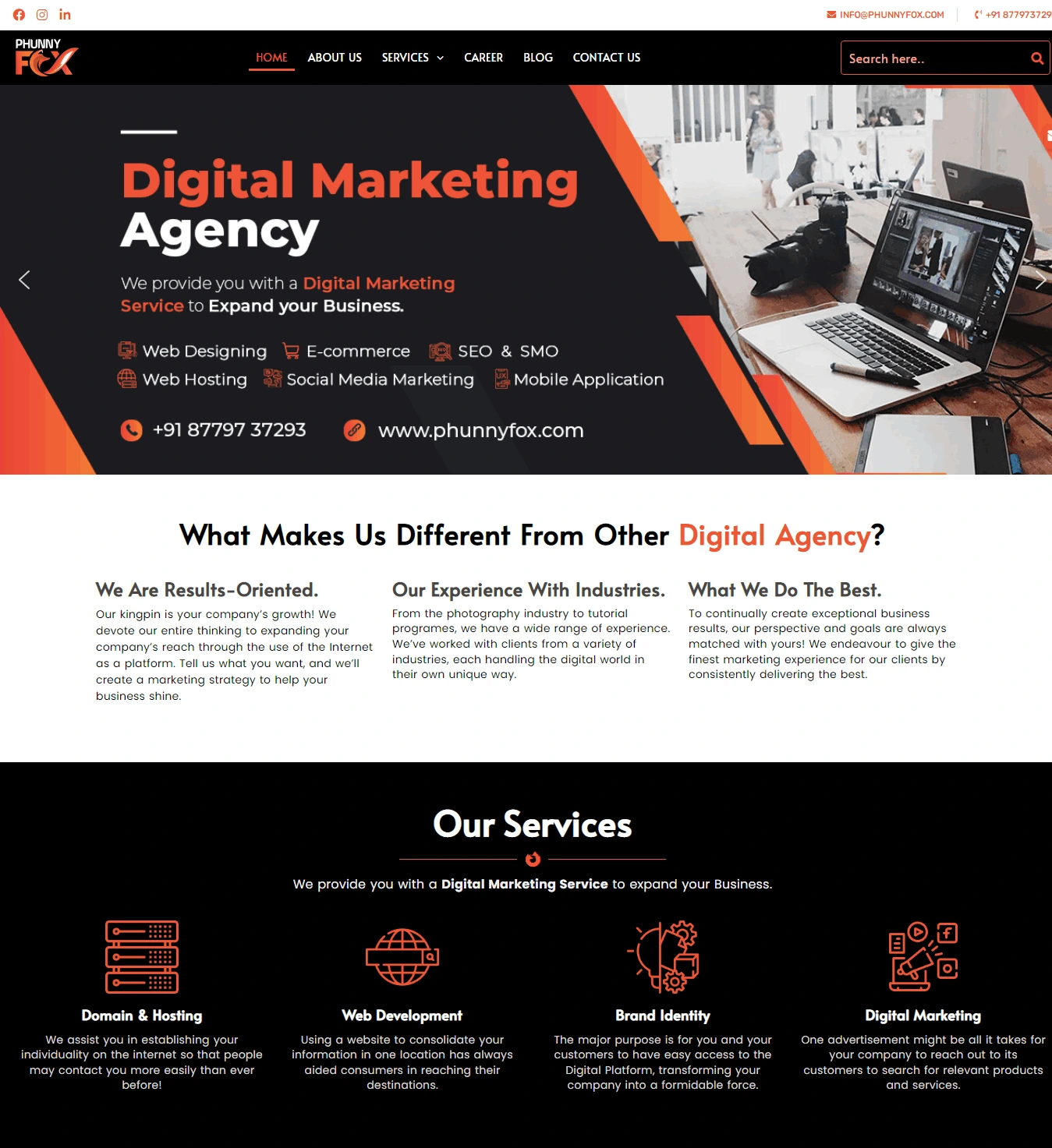 digital marketing agency website