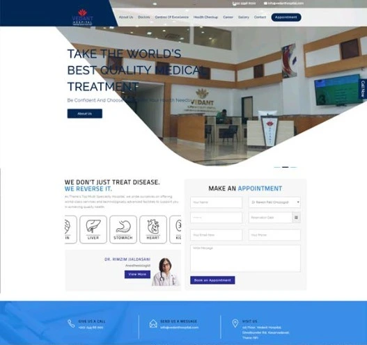 Hospital Website